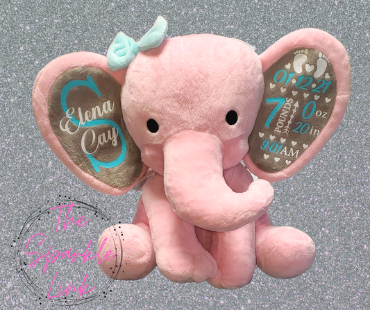 Birth Announcement Elephant